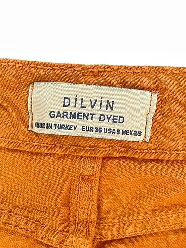 36 Beden turuncu Renk Dilvin Mini Şort %70 İndirimli.