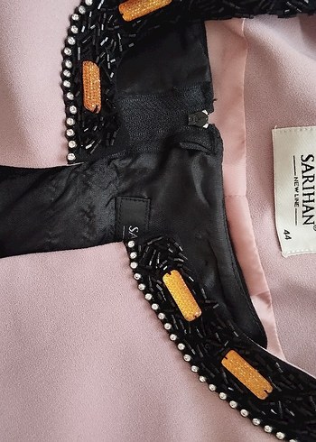 lila ceketli siyah abiye içi sıfır koldur - Görsel 3