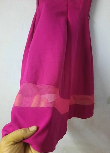 38 Beden pembe Renk Mini elbise 