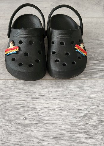 GEZER Çocuk Siyah Kaydırmaz Terlik SANDALET