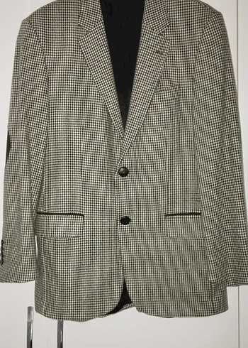 Düğmeli Gri  Erkek Ceket - Görsel 2