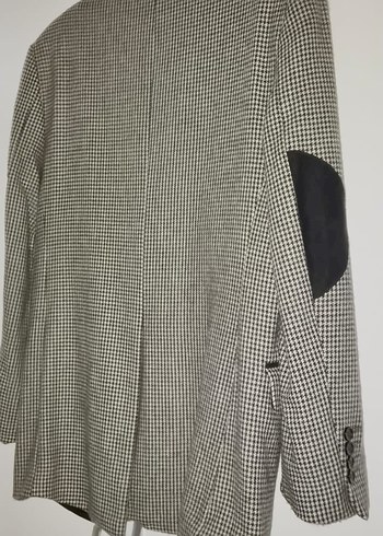 Düğmeli Gri  Erkek Ceket - Görsel 6