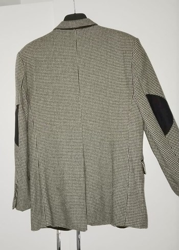 Düğmeli Gri  Erkek Ceket - Görsel 5