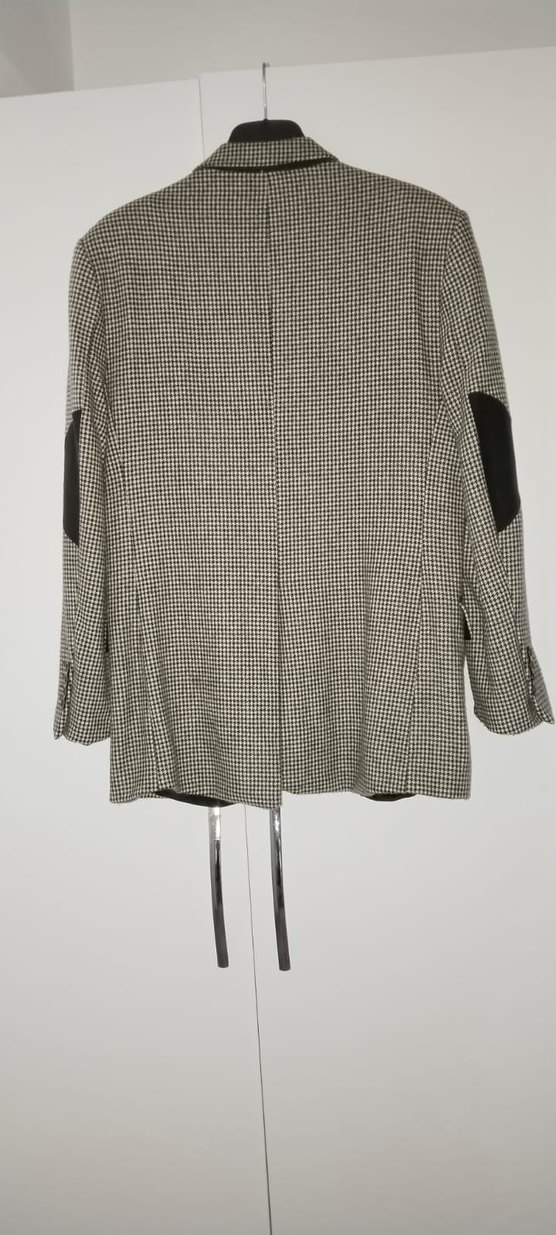 Düğmeli Gri  Erkek Ceket - Görsel 4