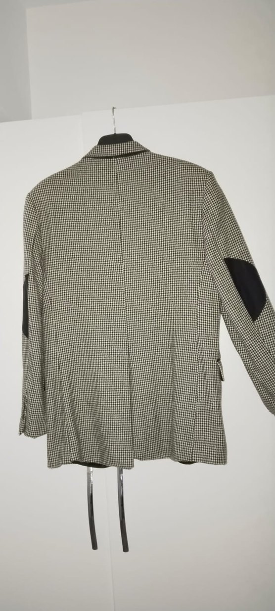 Düğmeli Gri  Erkek Ceket - Görsel 5