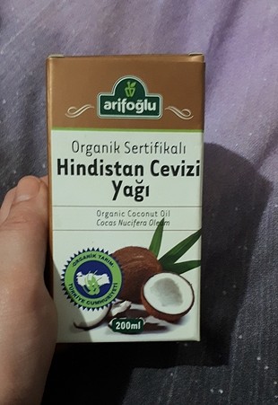 arifoğlu organik sertifikalı hindistan cevizi yağı 200 ml