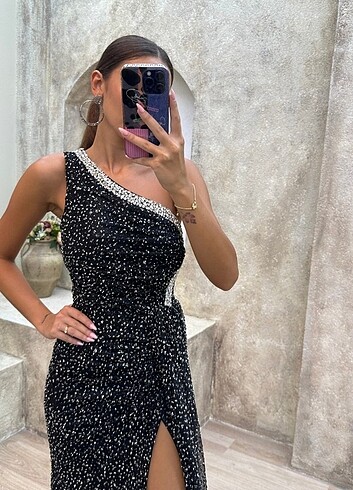 Siyah abiye - Görsel 8