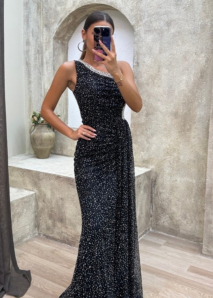 Siyah abiye - Görsel 3