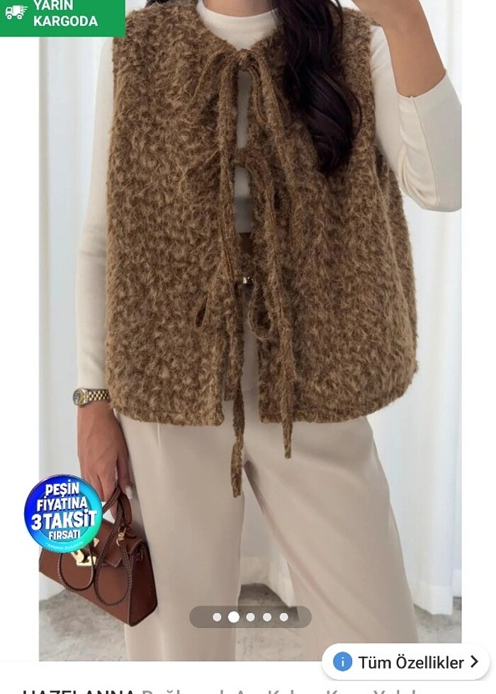 Kırçıllı yelek - Görsel 4