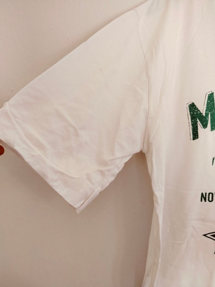 Baskılı Beyaz Hamile Tişörtü - Görsel 3