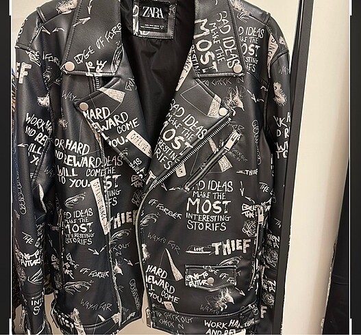 Zara M beden deri ceket az kullanılmış