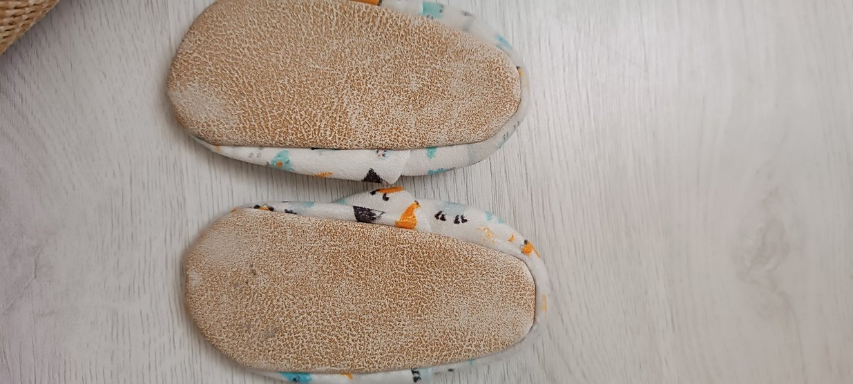 Renkli Baskılı Erkek Bebek Ev Ayakkabısı - Görsel 2