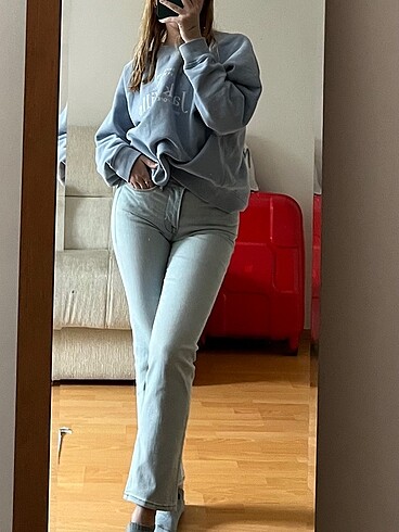 Frame Le high straight denim pantolon
