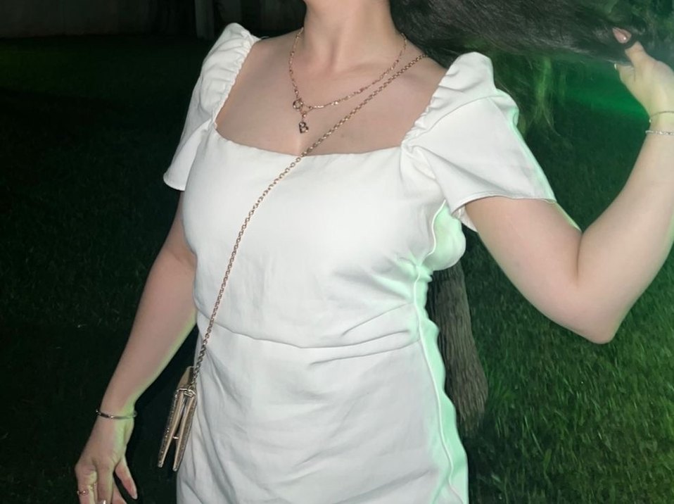 Keten Detaylı Beyaz - Görsel 2