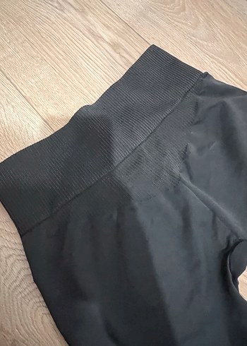 Oysho Siyah Kadın Spor Tayt, Elastik Bel