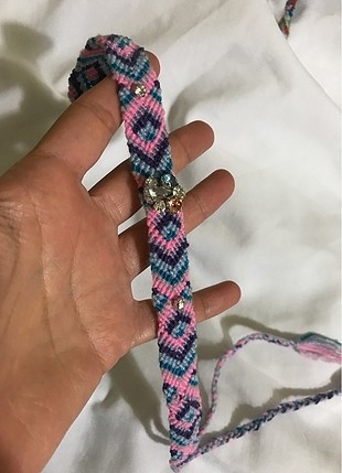 Örgü choker kolye