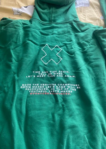 Yeşil Kadın Sweatshirt, Uzun Kollu, Rahat Kesim - Görsel 4