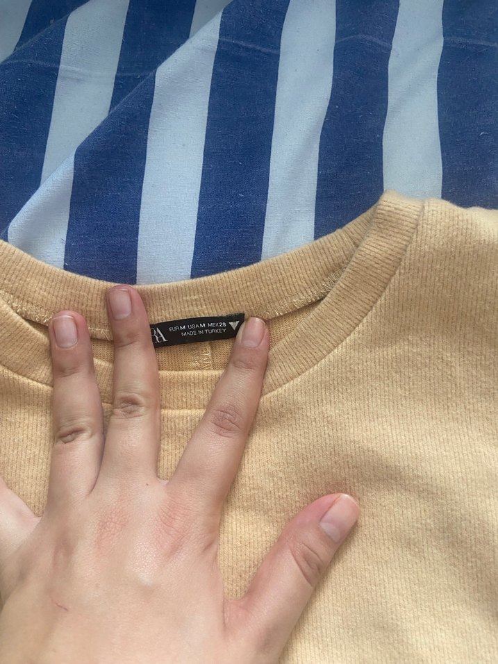 Zara kadın vatkalı kazak - Görsel 3