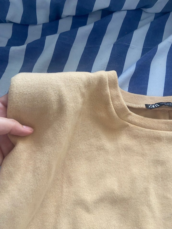 Zara kadın vatkalı kazak - Görsel 2