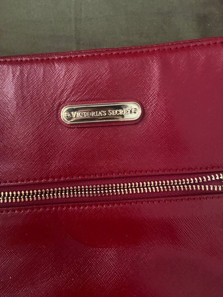 Kırmızı Deri Fermuarlı Kadın Çanta Victorias Secret - Görsel 2
