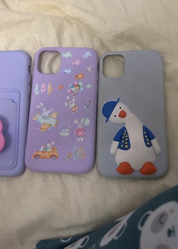 Pastel Renkli Çoklu Telefon Kılıfları Tokalı - Görsel 3