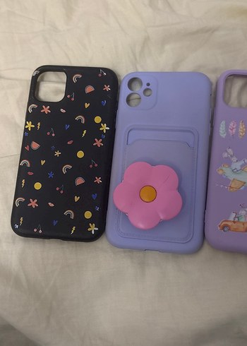 Pastel Renkli Çoklu Telefon Kılıfları Tokalı - Görsel 2