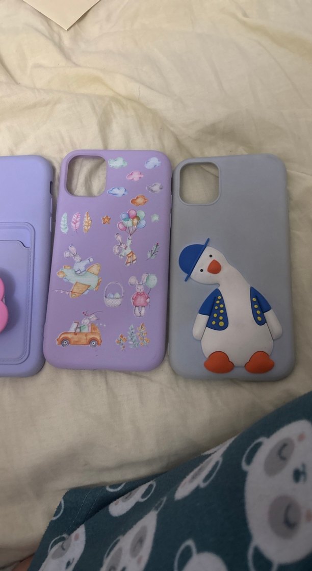 Pastel Renkli Çoklu Telefon Kılıfları Tokalı - Görsel 3