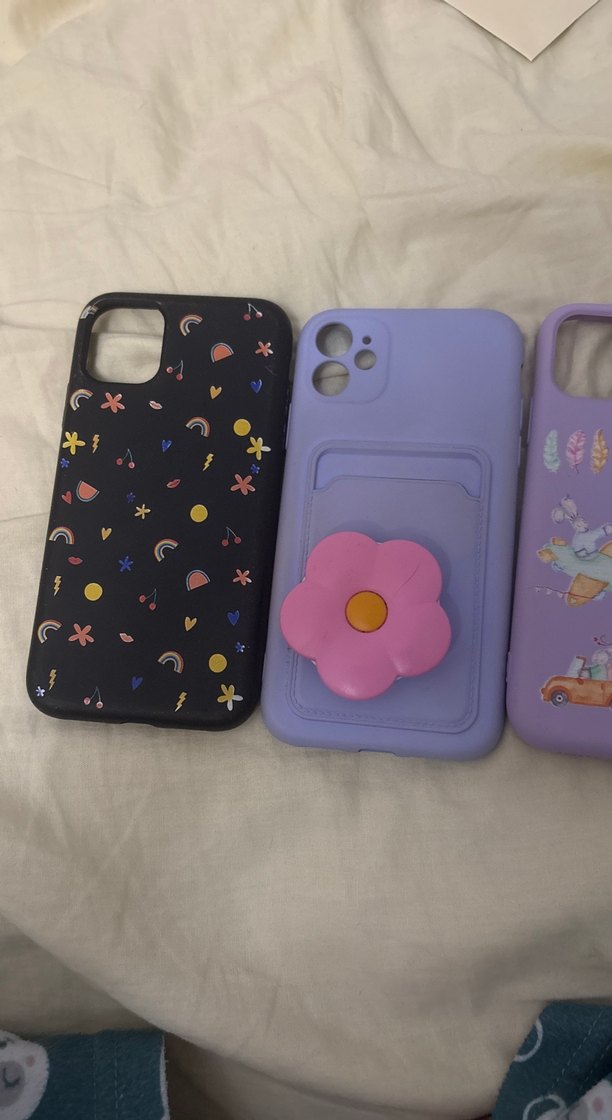 Pastel Renkli Çoklu Telefon Kılıfları Tokalı - Görsel 2