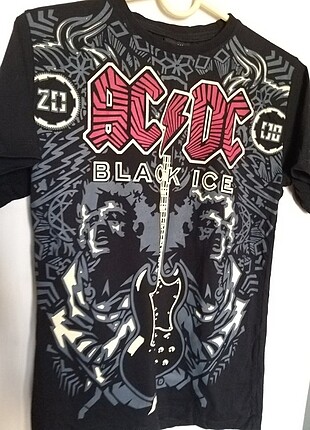 s Beden siyah Renk AC DC t-shirt