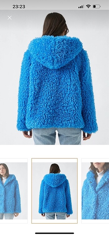 Koton peluş mont - Görsel 2