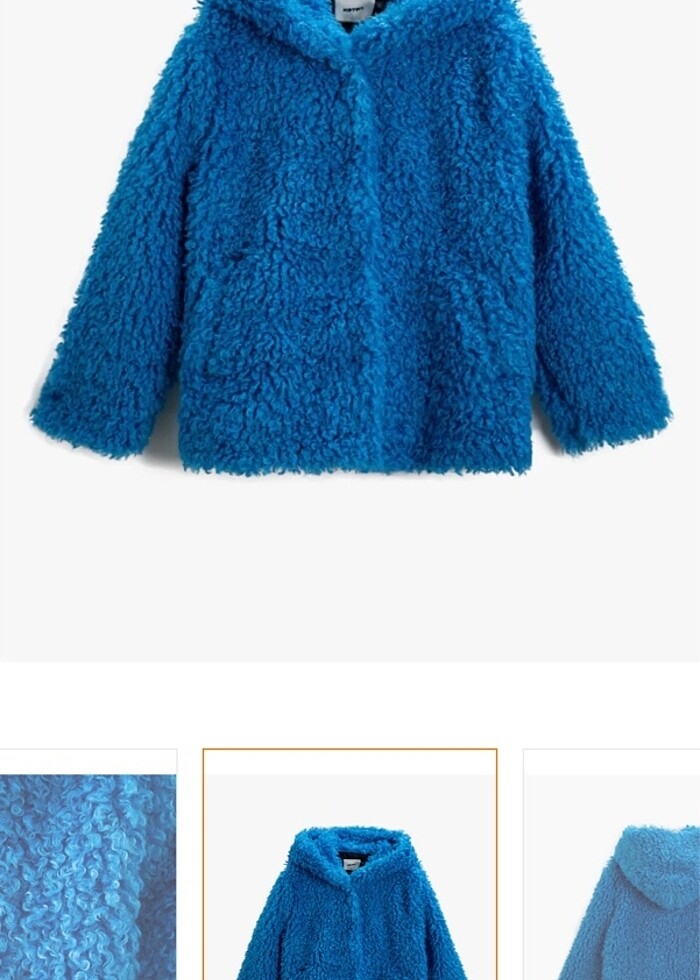 Koton peluş mont - Görsel 5