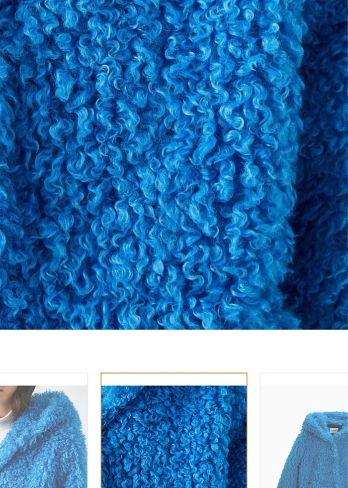 Koton peluş mont - Görsel 4