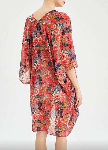 Defacto DeFacto renkli kadın pareo kimono 