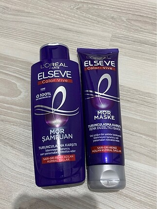 Loreal mor şampuan seti