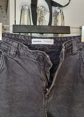 Gri Denim Erkek Midi Şort - Görsel 3