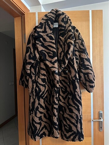 Leopar kürk oversize