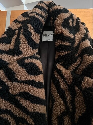 Dilvin Leopar kürk oversize