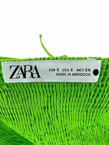 s Beden yeşil Renk Zara Mini Etek %70 İndirimli.