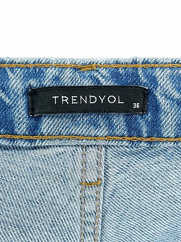 36 Beden mavi Renk Trendyol & Milla Mini Şort %70 İndirimli.
