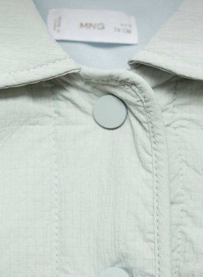 Düğmeli Gri Kız Çocuk Ceketi - Görsel 3