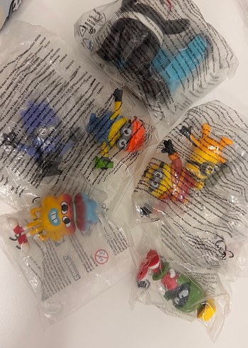 Renkli Mini Aksiyon Figür Seti - Görsel 3