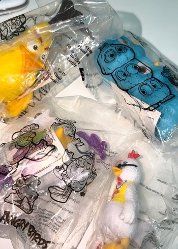 Renkli Angry Birds Figür Seti - Görsel 2