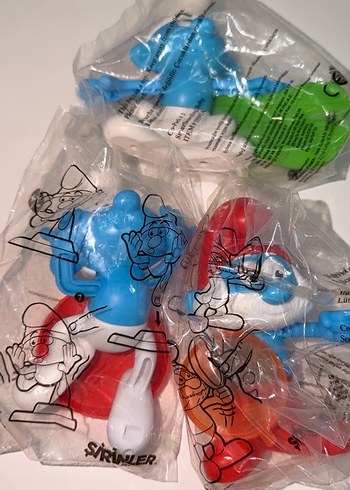 Renkli Mavi Aksiyon Figürleri - Görsel 4