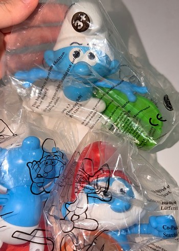 Renkli Mavi Aksiyon Figürleri - Görsel 3