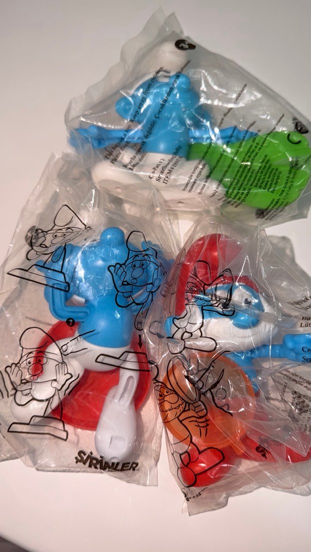 Renkli Mavi Aksiyon Figürleri - Görsel 4