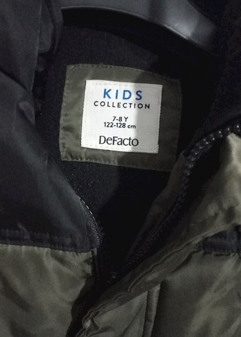 Erkek Çocuk  haki Düğmeli Street Wear Mont - Görsel 3