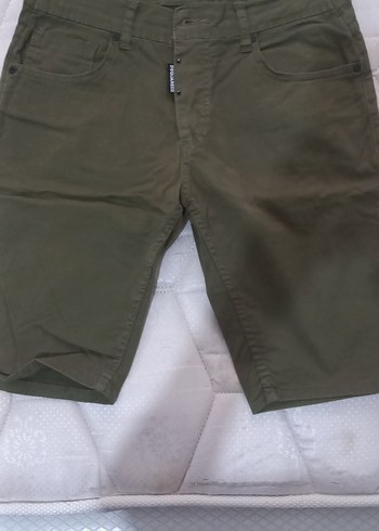 DSquared2 Erkek Haki Kısa Regular Fit Şort