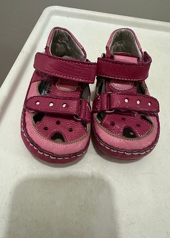 Kız Bebek Pembe İlk Adım Ayakkabısı Velcro - Görsel 2