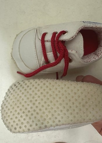 Kız Bebek Pembe İlk Adım Ayakkabısı Velcro - Görsel 5