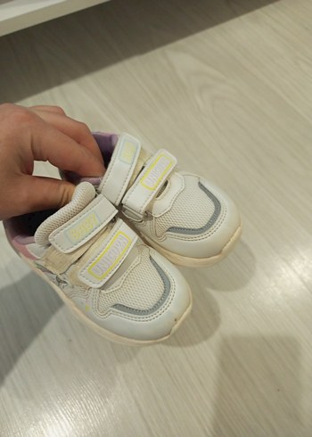 Kız Çocuk Beyaz Unicorn Desenli Spor Ayakkabı - Görsel 3